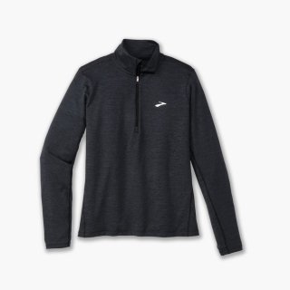 Brooks Dash 1/2 Zip 2.0 - Hochglanzschwarz