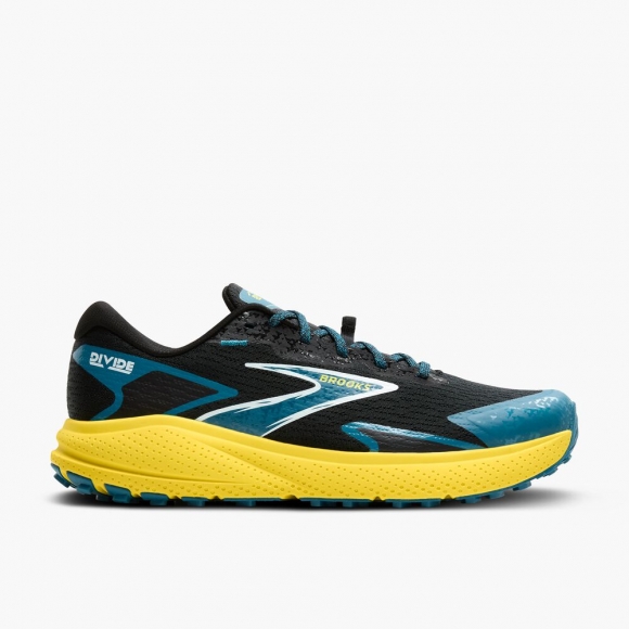 Brooks Divide 5 - Schwarz/Himmelblau/Quitte