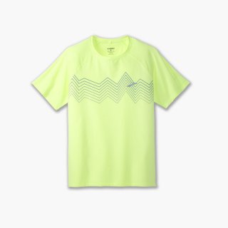 Brooks Atmosphere Short Sleeve 2.0 - Limette/Elevate