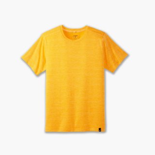 Brooks Luxe Short Sleeve - Hochorange Pop