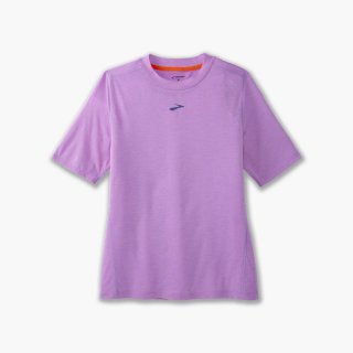 Brooks High Point Short Sleeve - Leuchtviolett