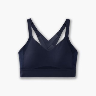 Brooks Interlace Sports Bra - Marineblau