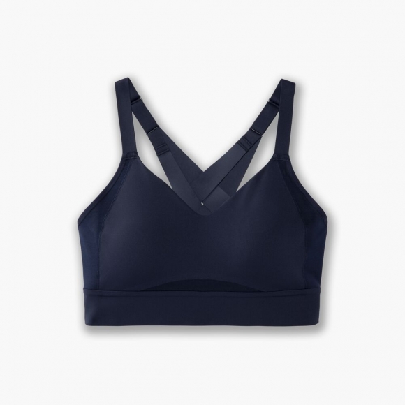 Brooks Interlace Sports Bra - Marineblau