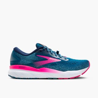 Brooks Ghost 16 GTX - Marokkanisches Blau/Pink/Gelb