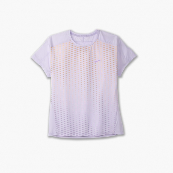 Brooks Sprint Free Short Sleeve 2.0 - Hellviolett/Recharge