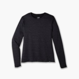 Brooks Luxe Long Sleeve - Hellschwarz