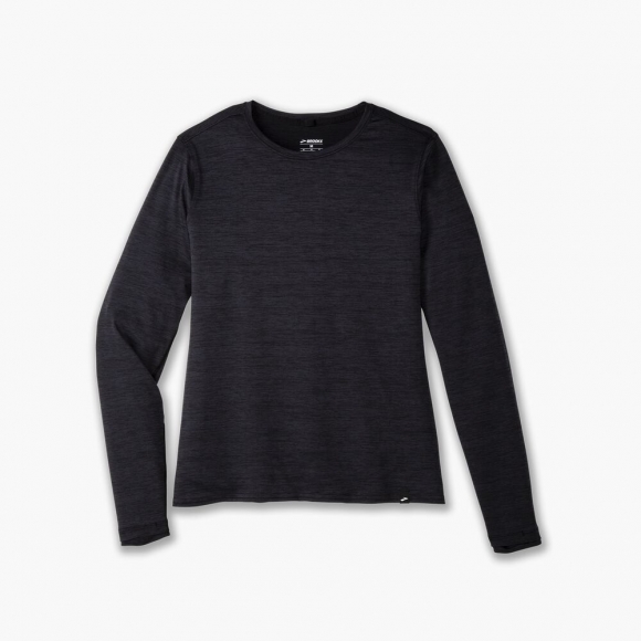 Brooks Luxe Long Sleeve - Hellschwarz