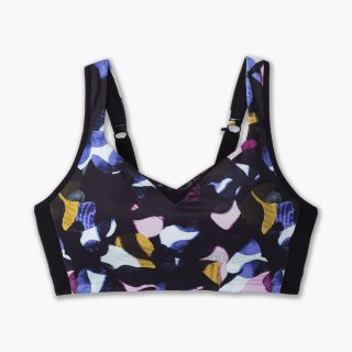 Brooks Convertible Sports Bra - Fast Floral Print