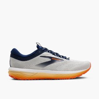Brooks Revel 7 - Weiß/Peacoat/Orange