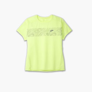 Brooks Sprint Free Short Sleeve 2.0 - Limette/Elevate