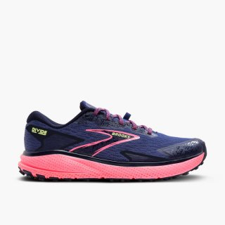 Brooks Divide 5 - Graublau/Pink/Limette