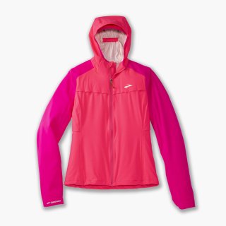 Brooks High Point Waterproof Jacket - Hyper Pink/Fuchsia