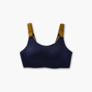 Brooks Scoopback 2.0 Sports Bra - Marineblau/Olivengrün/Eisblau