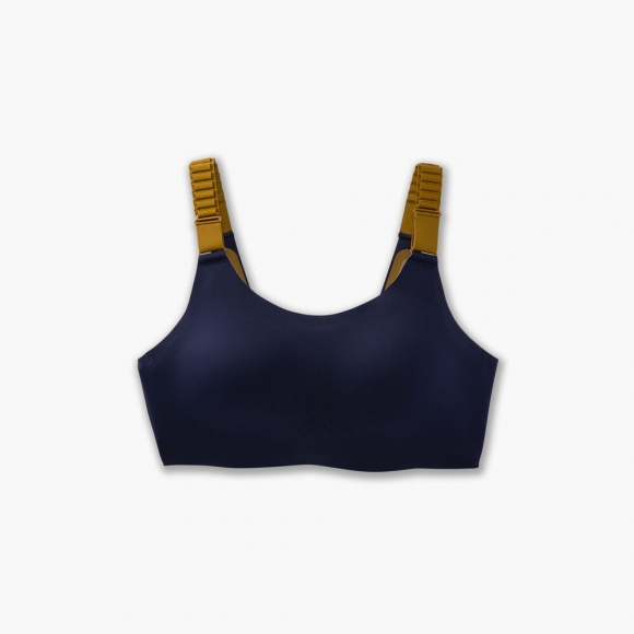 Brooks Scoopback 2.0 Sports Bra - Marineblau/Olivengrün/Eisblau