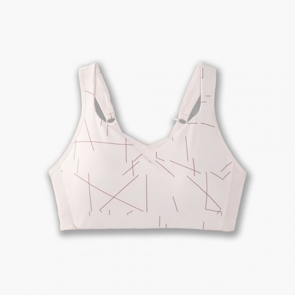 Brooks Convertible Sports Bra - Rosenwasser-Geoprint