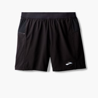 Brooks Journey 7" 2-in-1 Short - Schwarz