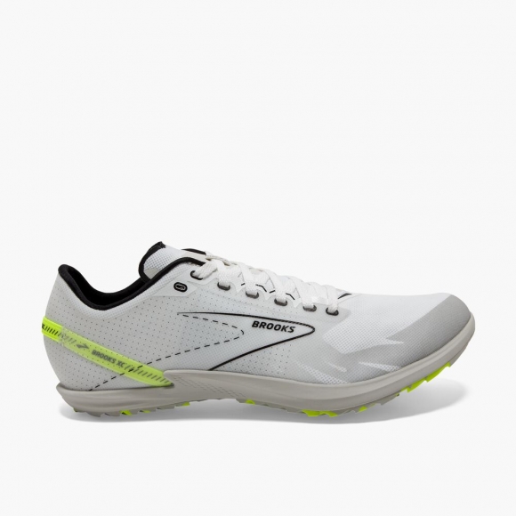 Brooks Draft XC Spikeless - Weiß/Schwarz/Nightlife