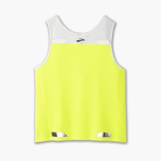 Brooks Run Visible Back-to-Front Tank - Weiß/Nightlife