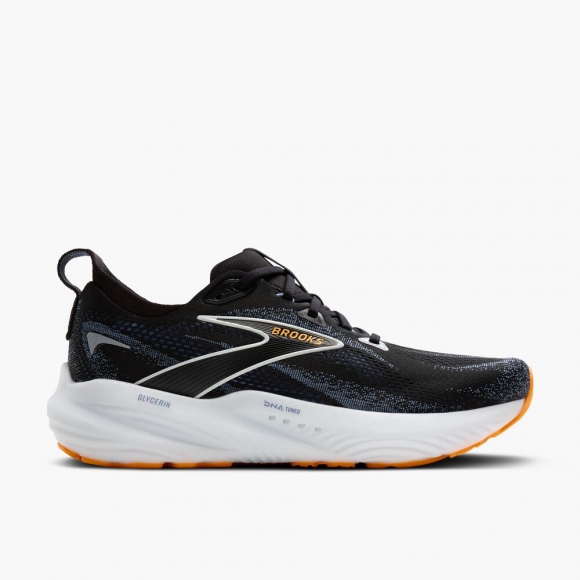 Brooks Glycerin 22 - Schwarz/Country Blue/Orange Pop