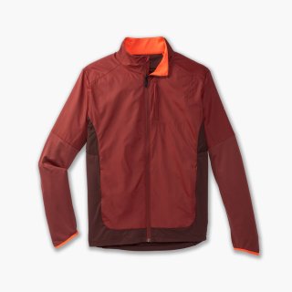 Brooks Fusion Hybrid Jacket - Kupfer/Run Raisin
