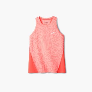 Brooks Sprint Free Tank 3.0 - Neo Cayenne Speedscape