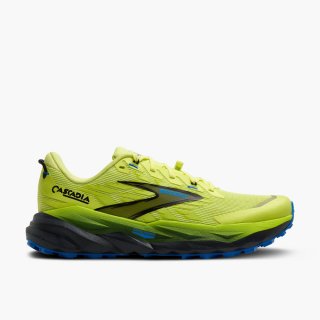 Brooks Cascadia 19 - Sonniges Limettengrün/Schwarz/Blau