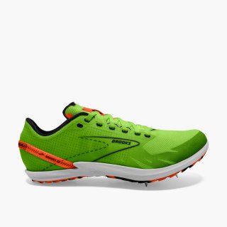 Brooks Draft XC - Grün Gecko/Rotorange/Weiß