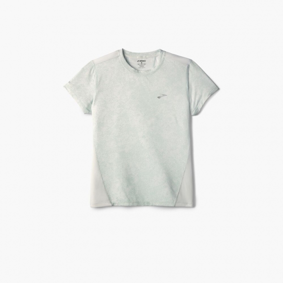 Brooks Sprint Free Short Sleeve 3.0 - Uncharted Print/Ein bisschen Blau