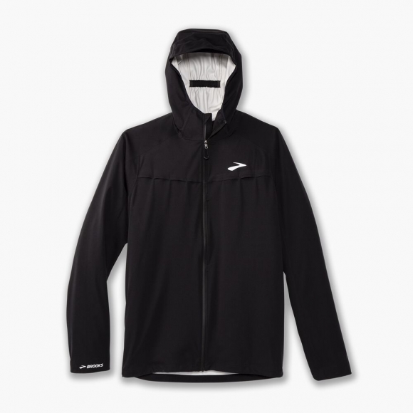 Brooks High Point Waterproof Jacket - Schwarz