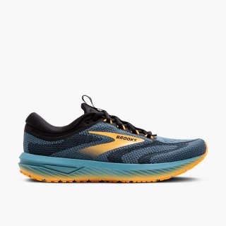 Brooks Revel 7 - Sturmblau/Schwarz/Orange Pop