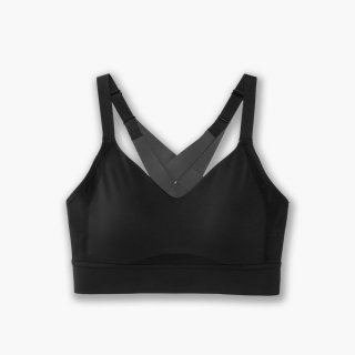 Brooks Interlace Sports Bra - Schwarz