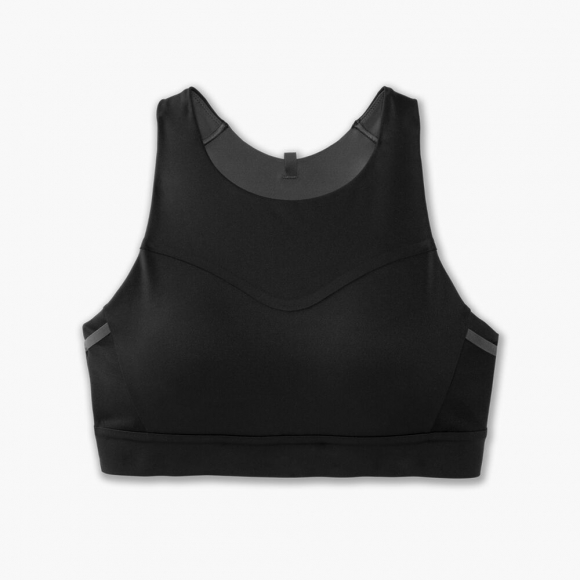 Brooks 3 Pocket Sports Bra - Schwarz