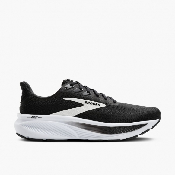 Brooks Ghost 17 - Schwarz/Grau/Weiß