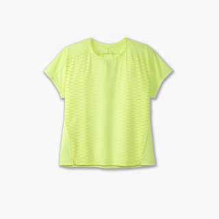 Brooks Sprint Free Short Sleeve 2.0 - Helllimette/Intervallverlauf