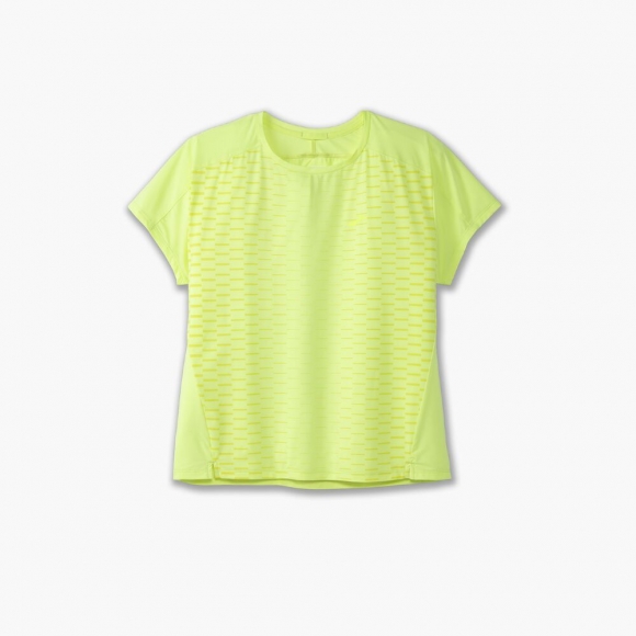 Brooks Sprint Free Short Sleeve 2.0 - Helllimette/Intervallverlauf