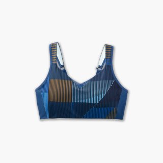 Brooks Convertible Sports Bra - Motion Print