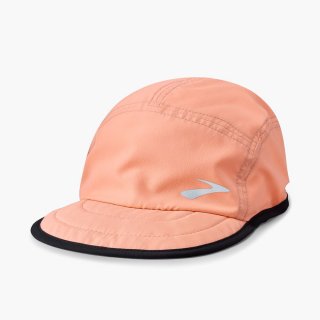 Brooks Lightweight Packable Hat 2.0 - Neo Ember/Schwarz