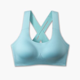 Brooks Crossback 2.0 Sports Bra - Aqua
