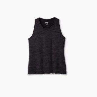 Brooks Luxe Tank - Hochglanz Tiefschwarz