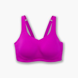 Brooks Underwire Sports Bra - Magenta/Heliotrop