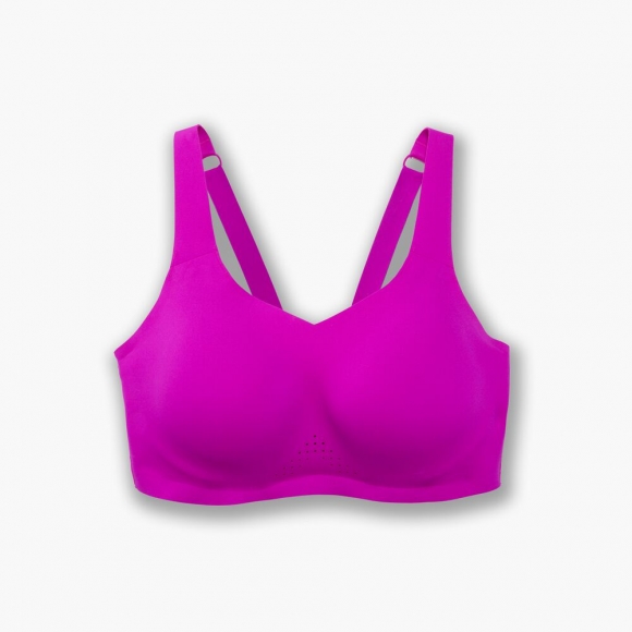 Brooks Underwire Sports Bra - Magenta/Heliotrop