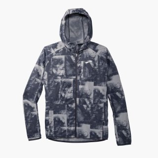 Brooks Canopy Jacket - Betonwolken-Farbdruck
