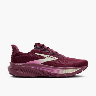 Brooks Ghost 17 - Burgunderrot/Pink/Grün