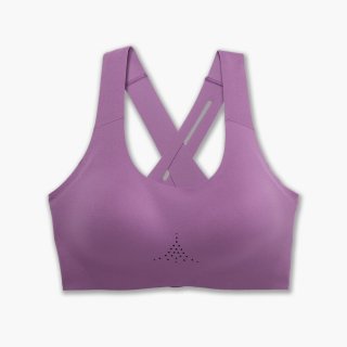 Brooks Crossback 2.0 Sports Bra - Gewaschene Pflaume