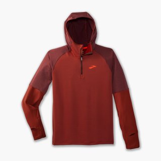 Brooks Notch Thermal Hoodie 2.0 - Kupfer/Heather Dunkelkupfer