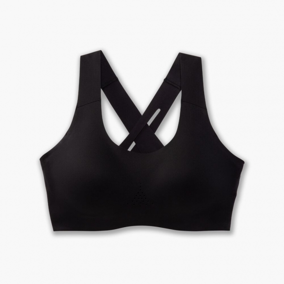 Brooks Crossback 2.0 Sports Bra - Schwarz