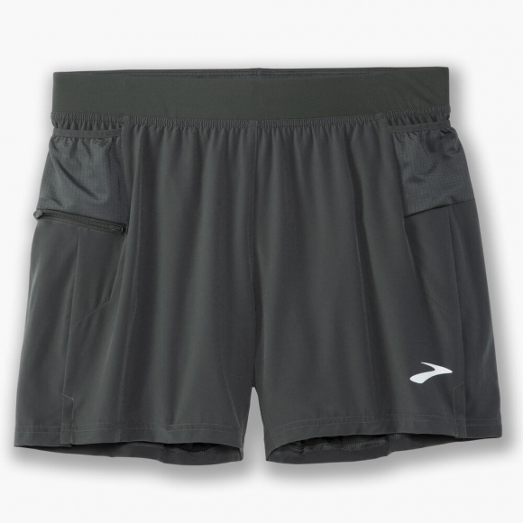 Brooks Sherpa 5" 2-in-1 Short - Dark Oyster