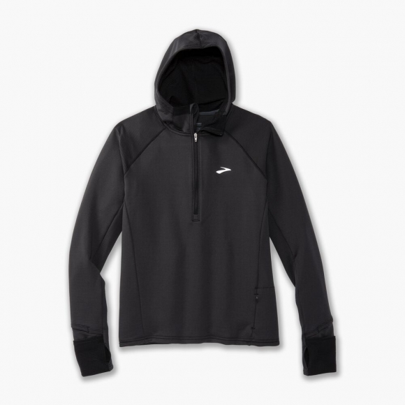 Brooks Notch Thermal Hoodie 2.0 - Schwarz