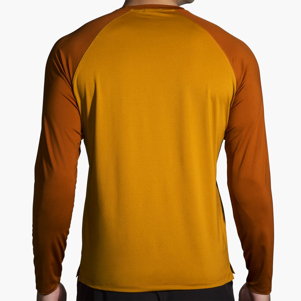 Brooks Atmosphere Long Sleeve 2.0 - Ocker/Haselnuss