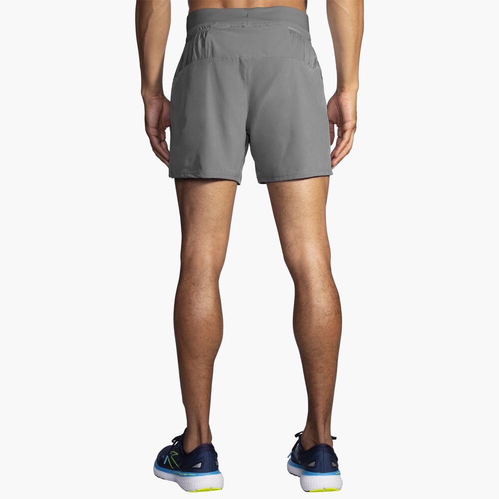 Brooks Sherpa 5" 2-in-1 Short - Stahl